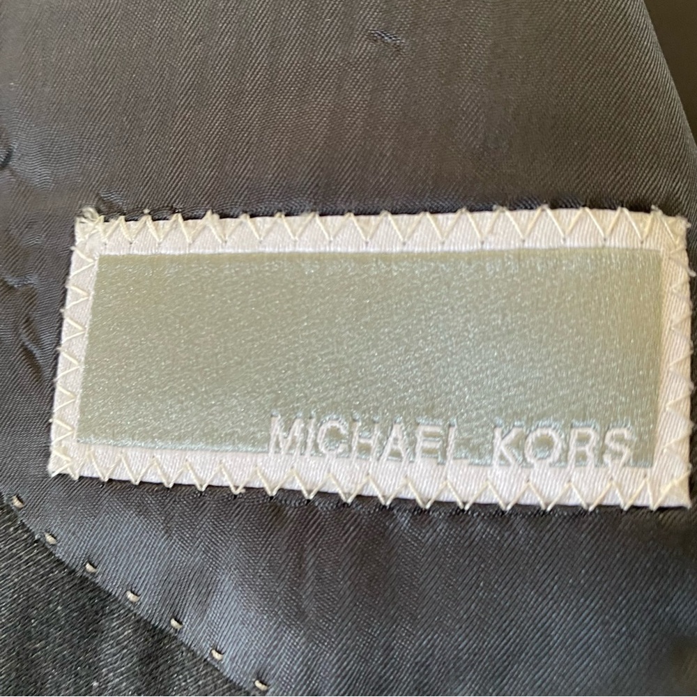 Michael Kors Men’s 100% Wool Blazer Size 44R - Grey - Picture 4 of 13